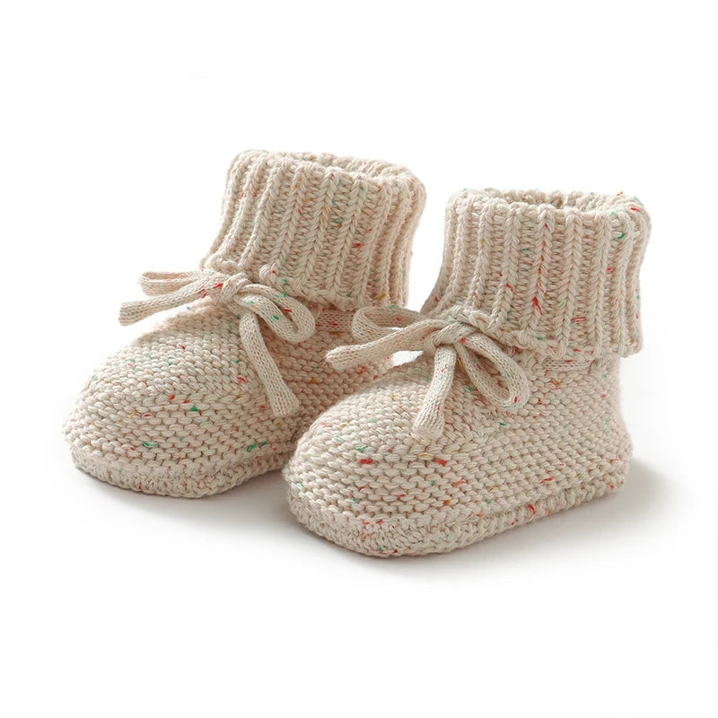 Cozy Knit Infant First Booties