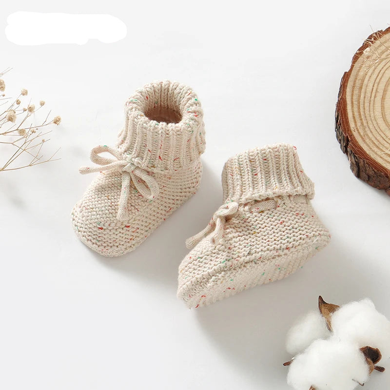 Cozy Knit Infant First Booties